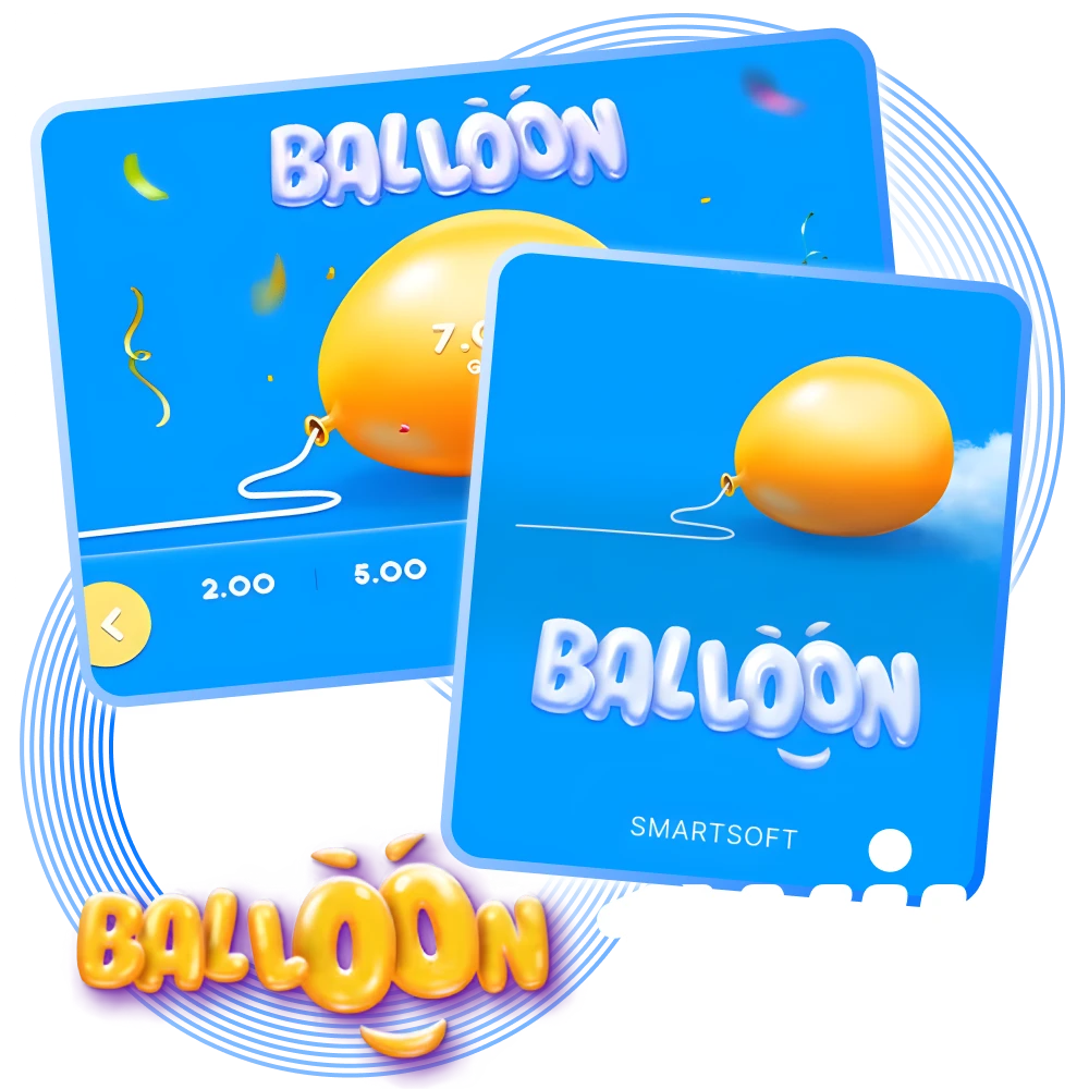 Juega y gana en el juego Balloon en el casino online 1Win.