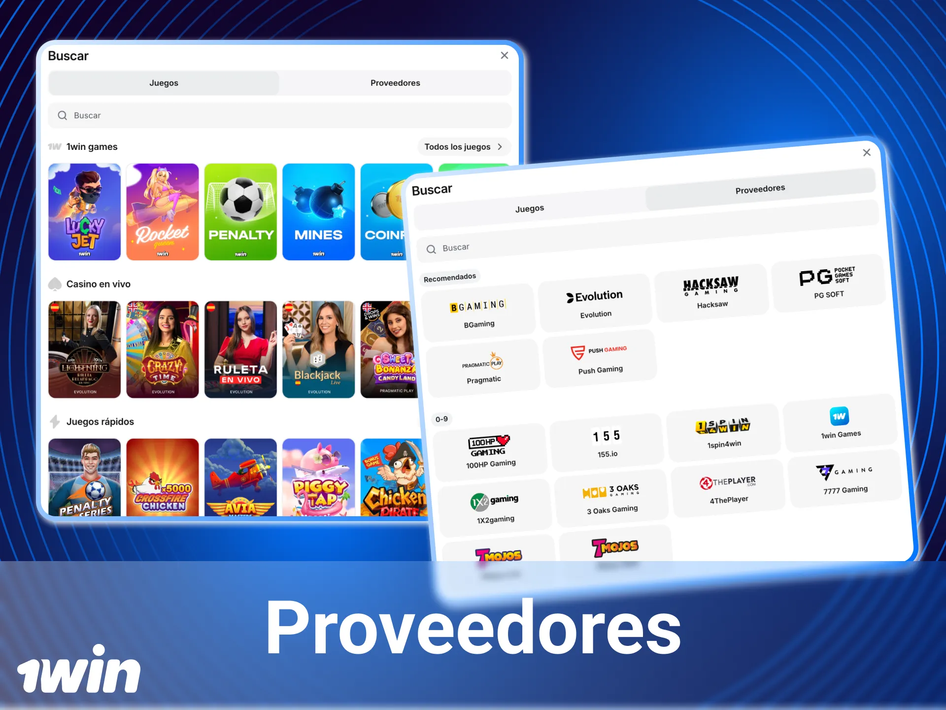 El casino en línea 1win ofrece a sus jugadores juegos de los mejores proveedores.