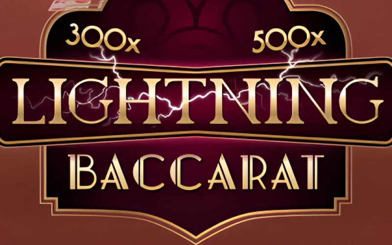 Juega a Lightning Baccarat en el casino online 1win y experimenta ganancias electrizantes hoy mismo.