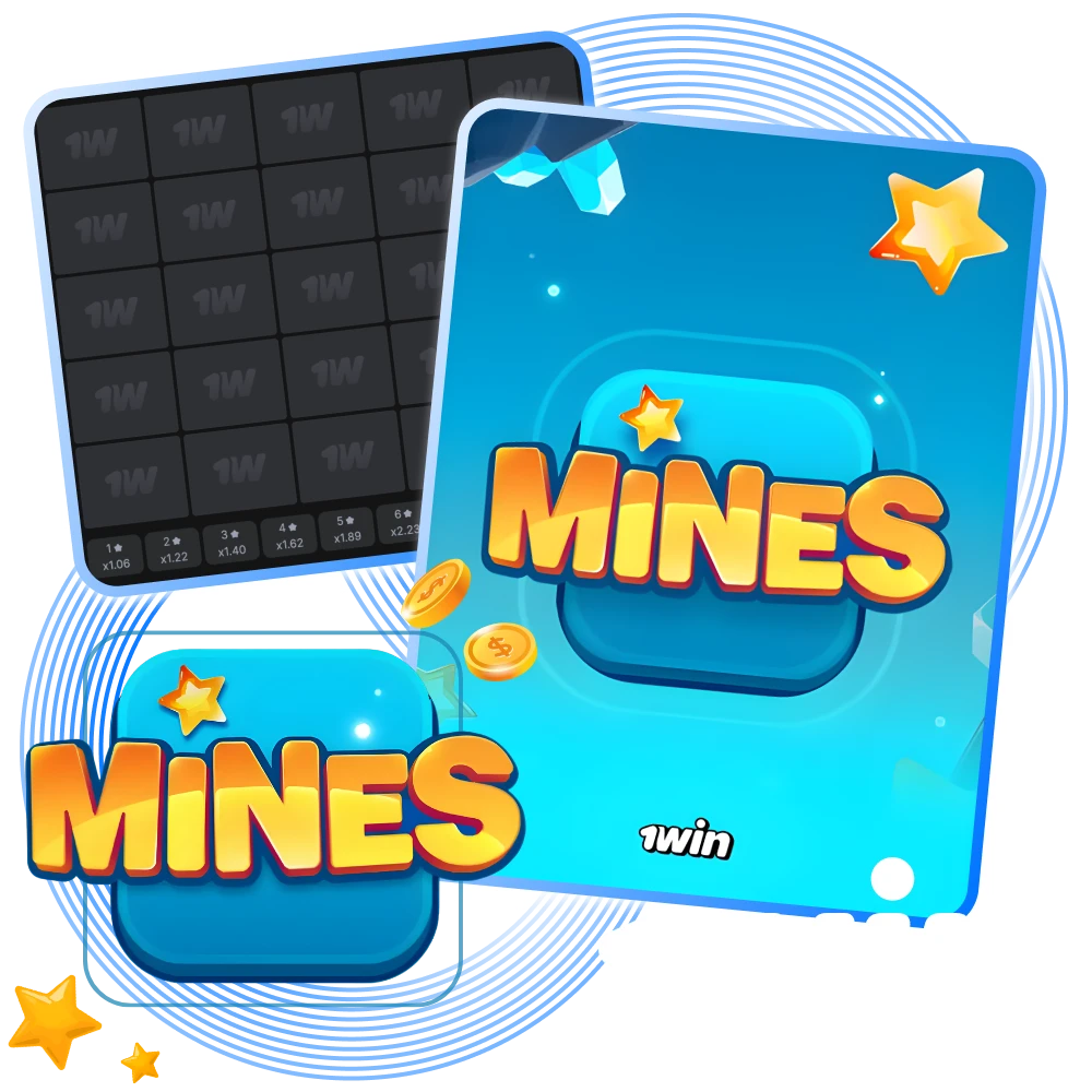 Obtenga más información sobre el juego de minas en el casino en línea 1win.