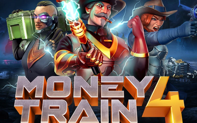 Encuentra el popular money train 4 en el casino online 1win.