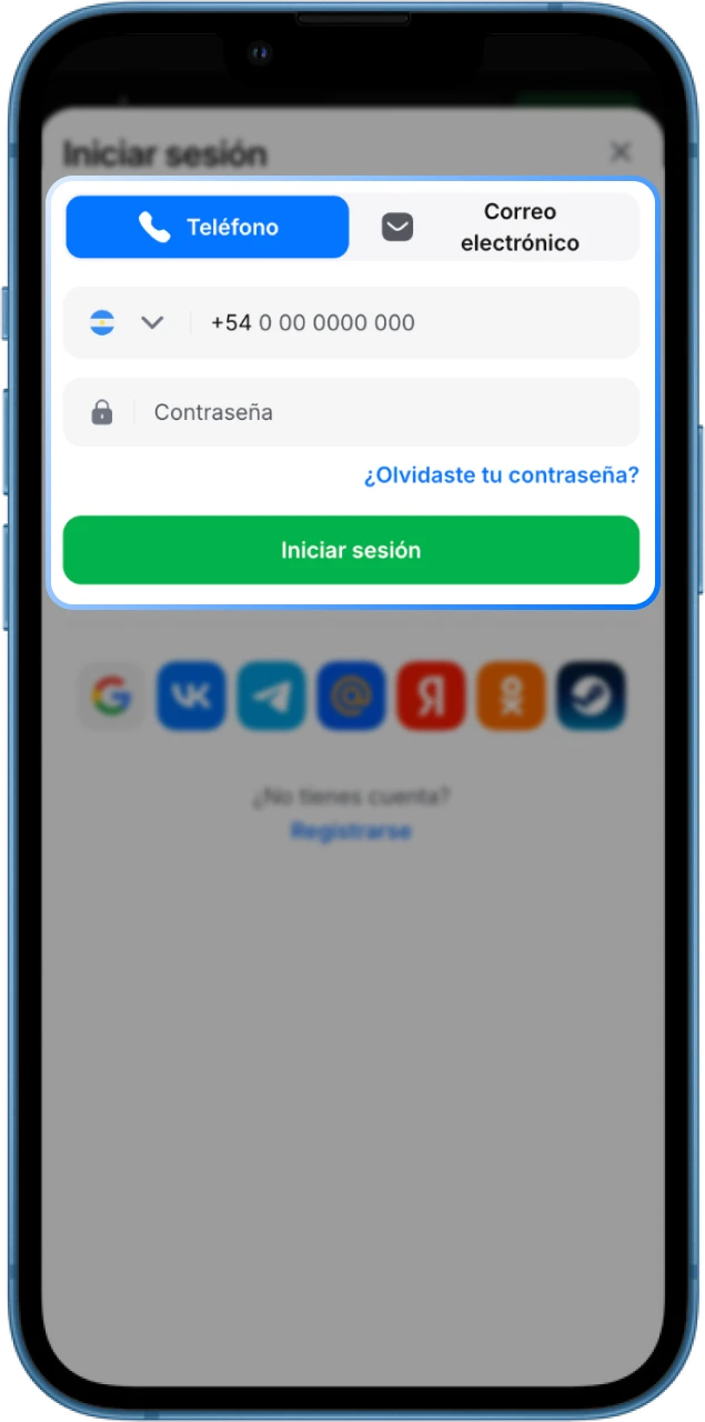Inicie sesión en el casino en línea 1win para realizar un depósito y comenzar a jugar.