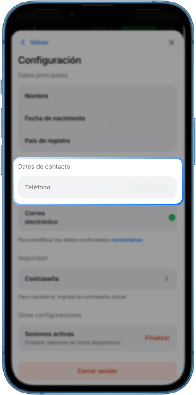 Complete su información personal para poder retirar fondos del casino en línea 1win.