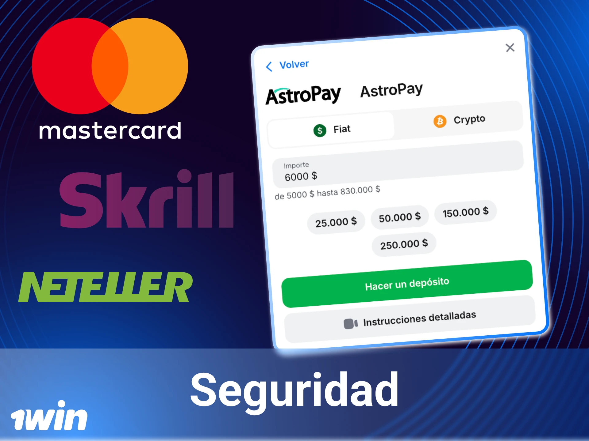 Son seguros los pagos en el casino online 1win.