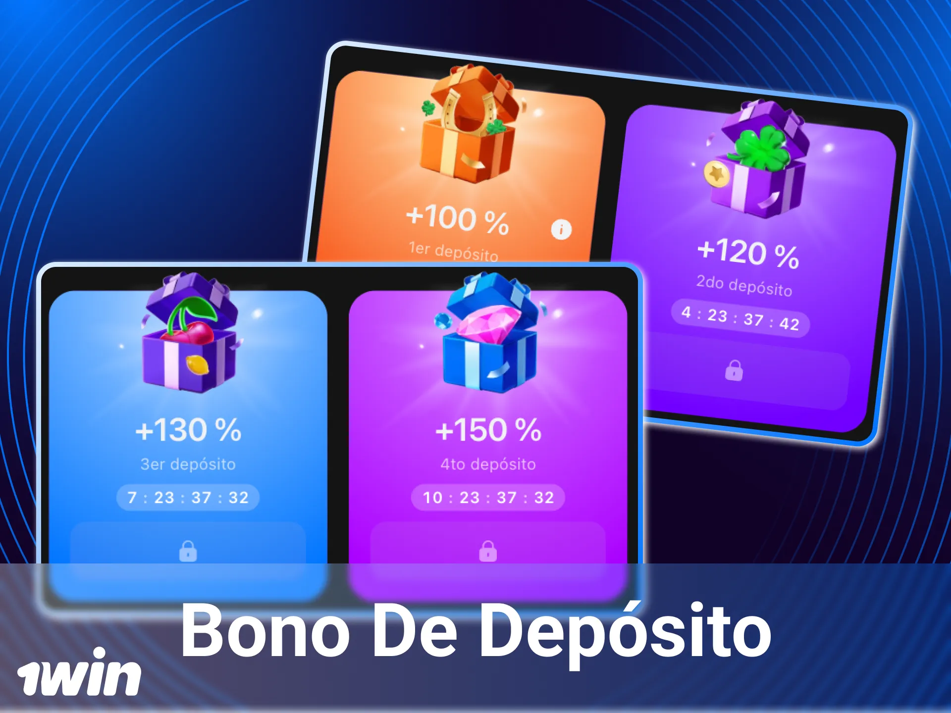 Reglas del bono por primer depósito en el casino en línea 1win.