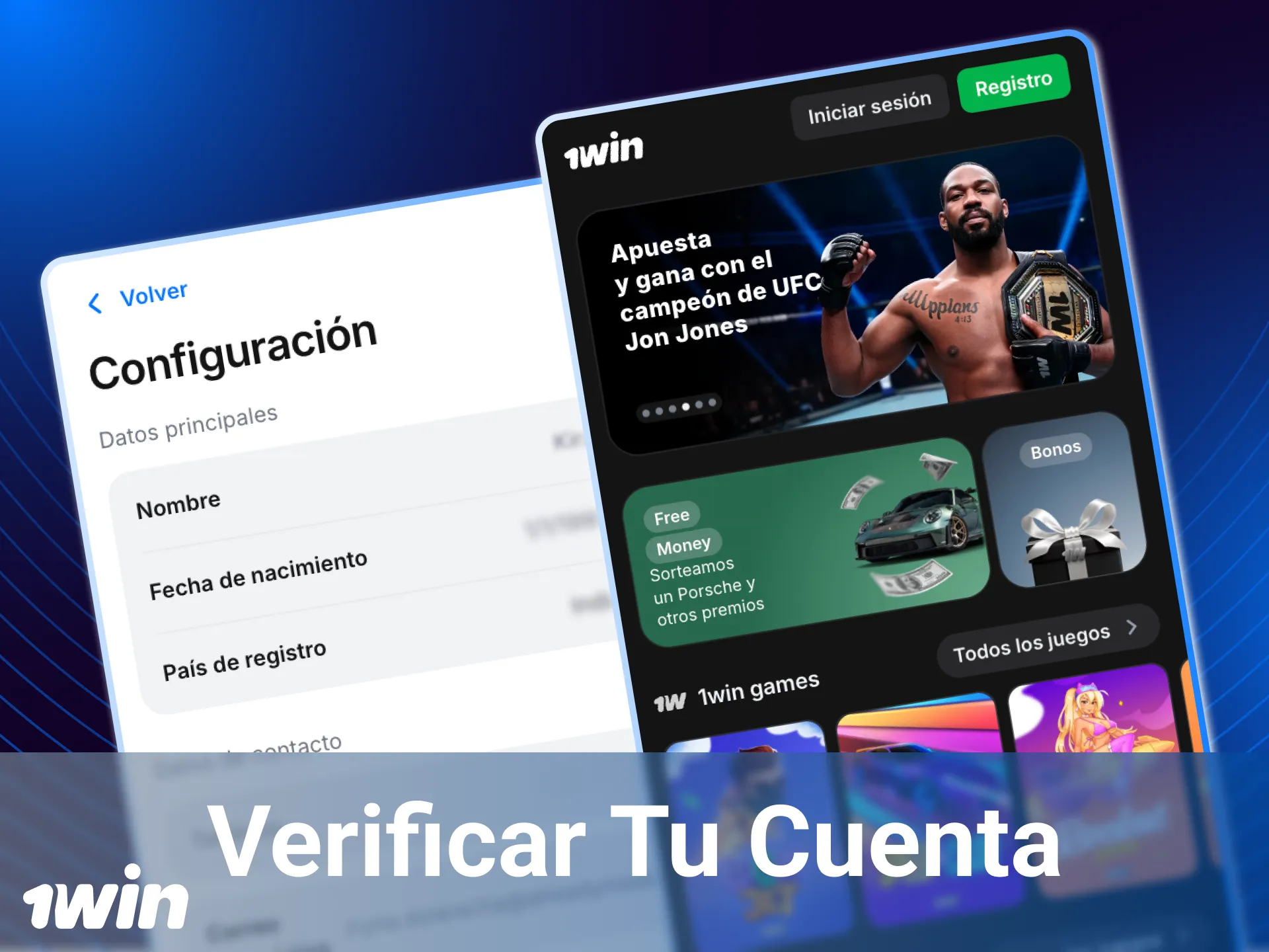 Los jugadores deben verificar su cuenta en el casino en línea 1win.