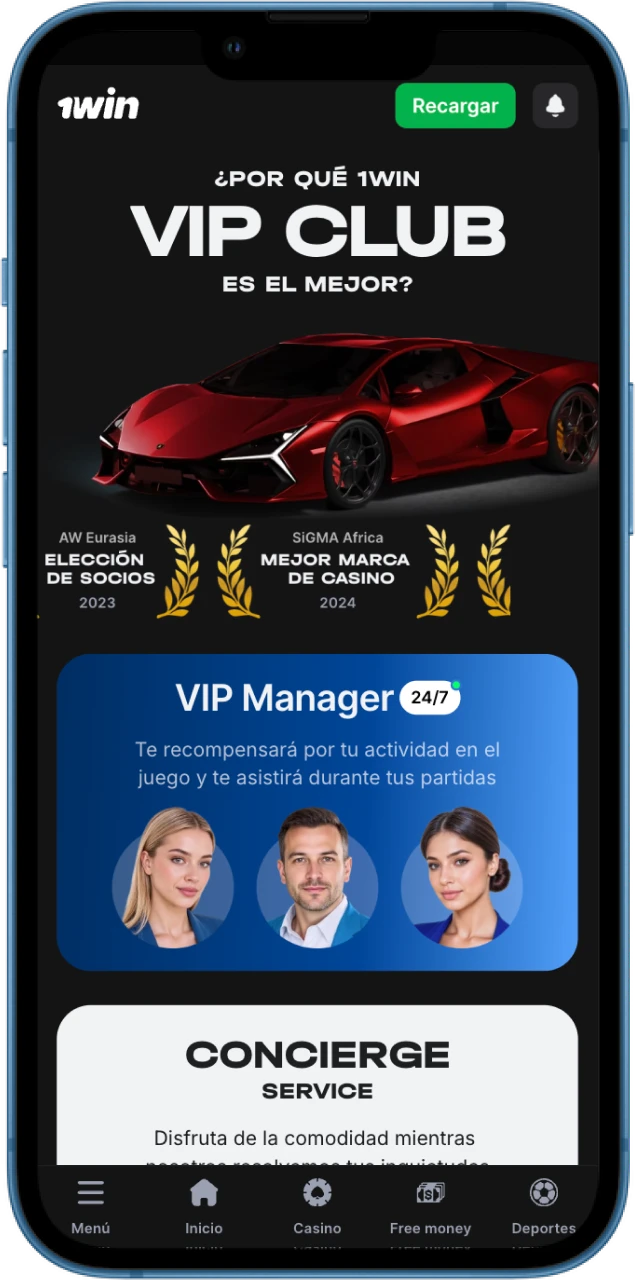 El gerente del casino en línea 1win invita personalmente a los jugadores a convertirse en miembros del club VIP.