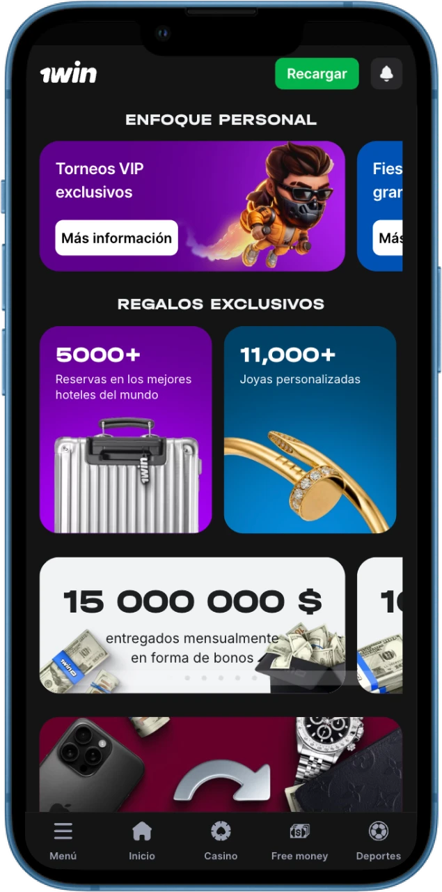 Descubra más sobre los bonos que puede recibir en el casino en línea 1Win si tiene estado VIP.